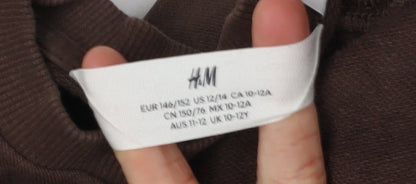 H&M Boys Brown Sonic Sweatshirt 11-12 Years