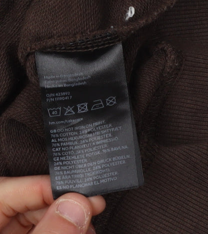 H&M Boys Brown Sonic Sweatshirt 11-12 Years
