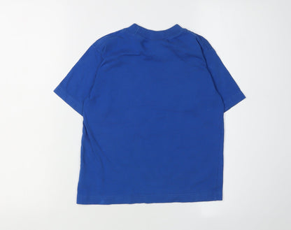 Umbro Boys Blue T-Shirt - Casual Short Sleeve 6-7 Years
