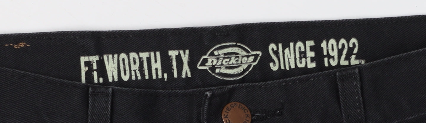 Dickies Men's Black Straight Jeans 32 Waist