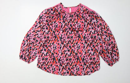 Womens UK Size 10 Marks and Spencer Pink  Blouse