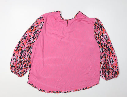 Womens UK Size 10 Marks and Spencer Pink  Blouse