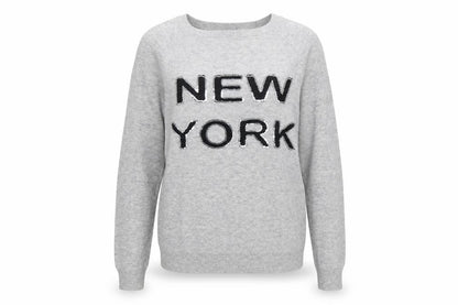 Dorothy Perkins Women's Grey Sequin Pullover Jumper Size 12