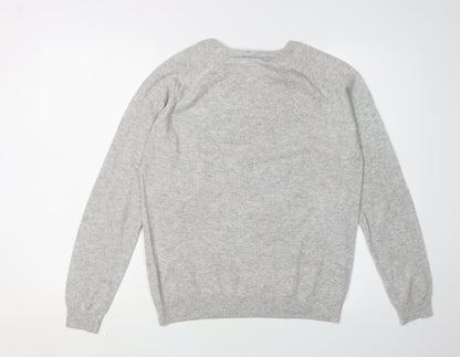 Dorothy Perkins Women's Grey Sequin Pullover Jumper Size 12