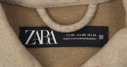 Womens UK Size XS Zara Beige