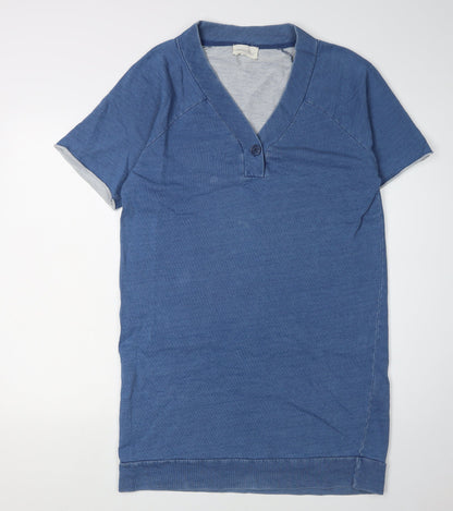 American Vintage Blue T-Shirt Dress, Women's S, Casual Style