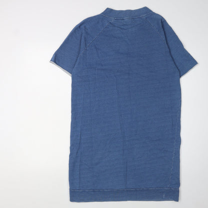 American Vintage Blue T-Shirt Dress, Women's S, Casual Style