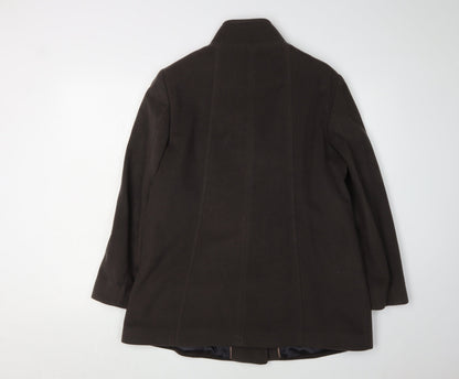 Womens UK Size 12 Viyella Brown Overcoat