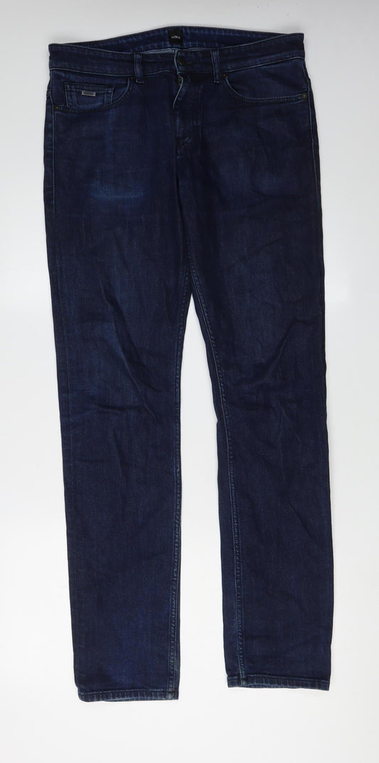 Hugo Boss Men's Slim Blue Straight Jeans 32/34