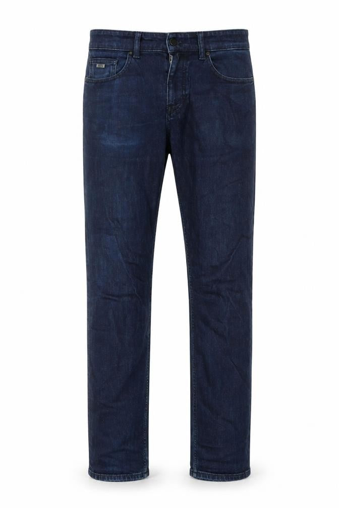 Mens UK Size 32/34 HUGO BOSS Slim Fit Straight Blue Jeans