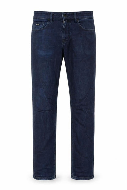 Mens UK Size 32/34 HUGO BOSS Slim Fit Straight Blue Jeans