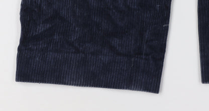 Marks and Spencer Men's Blue Corduroy Trousers 34