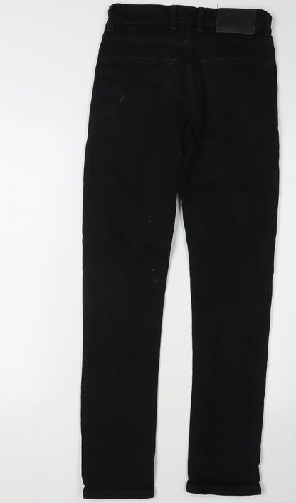 Mens UK Size 26 River Island Slim Fit Skinny Black Jeans