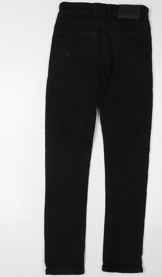 Mens UK Size 26 River Island Slim Fit Skinny Black Jeans