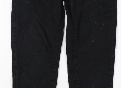 Mens UK Size 26 River Island Slim Fit Skinny Black Jeans