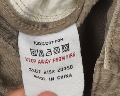 White Stuff Men's Brown Cargo Shorts 2XL Corduroy