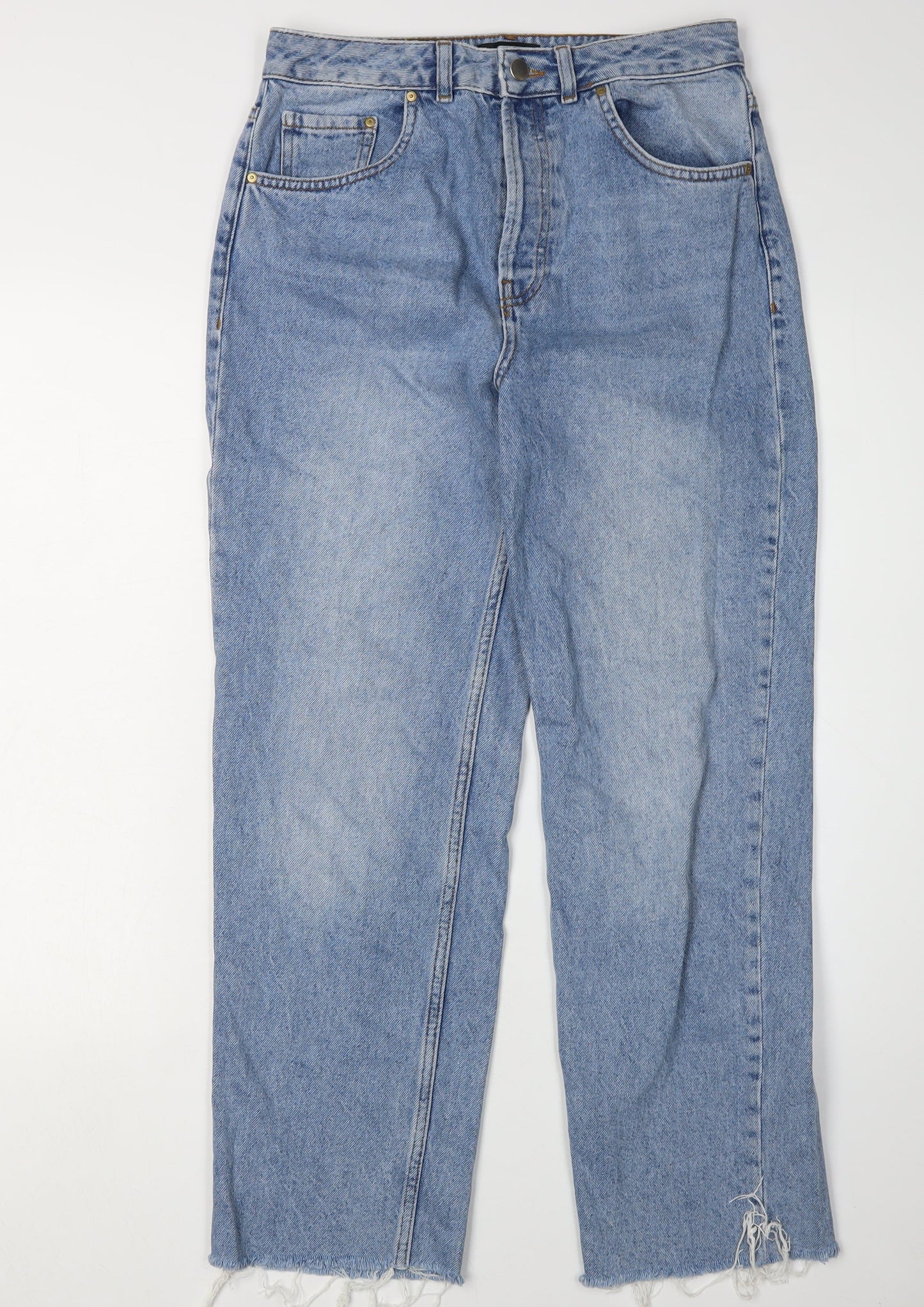 Womens UK Size 28 Warehouse Classic Fit Straight Blue Jeans