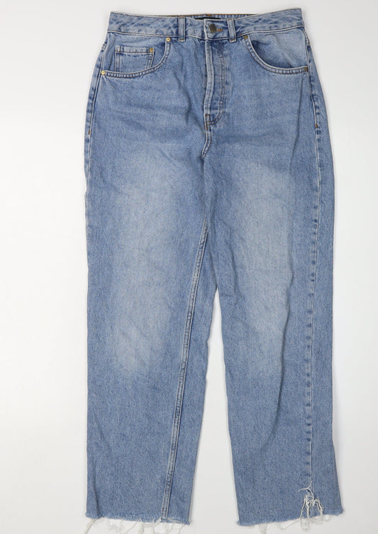 Womens UK Size 28 Warehouse Classic Fit Straight Blue Jeans
