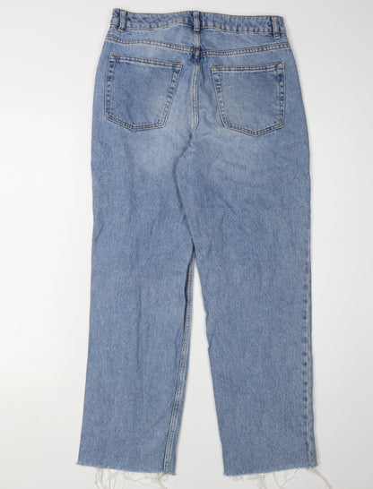 Womens UK Size 28 Warehouse Classic Fit Straight Blue Jeans