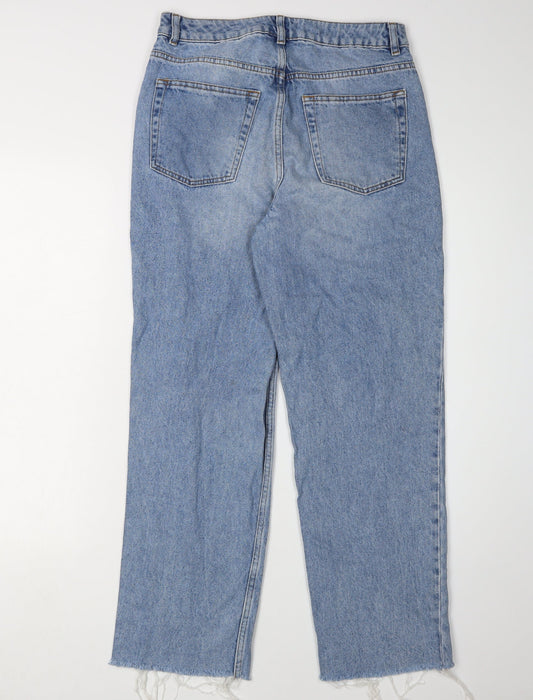 Womens UK Size 28 Warehouse Classic Fit Straight Blue Jeans