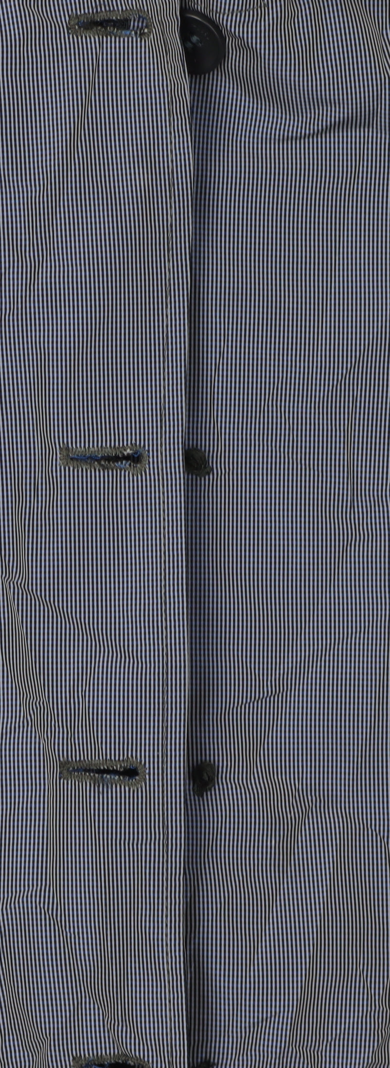 Additional view of Woolrich girls’ blue check jacket, size 14, - polyester, spring/autumn