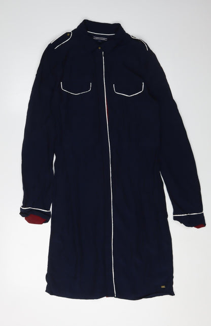 Tommy Hilfiger Women's Blue Shirt Dress Size 8