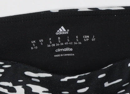 Adidas Women's Black Geometric Leggings S