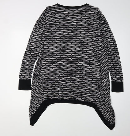 Womens UK Size 12 Laura Ashley Black Pullover Jumper
