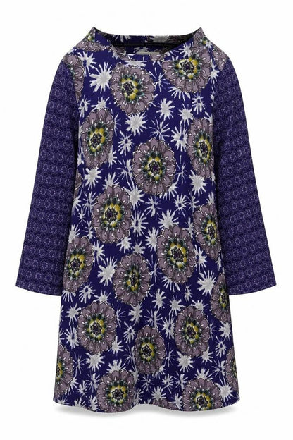 White Stuff Women's 3/4 Sleeve Floral Shift Dress, Size 10
