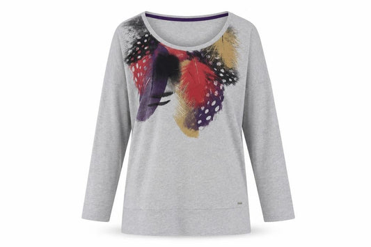 Womens UK Size 12 Animal Grey  T-Shirt