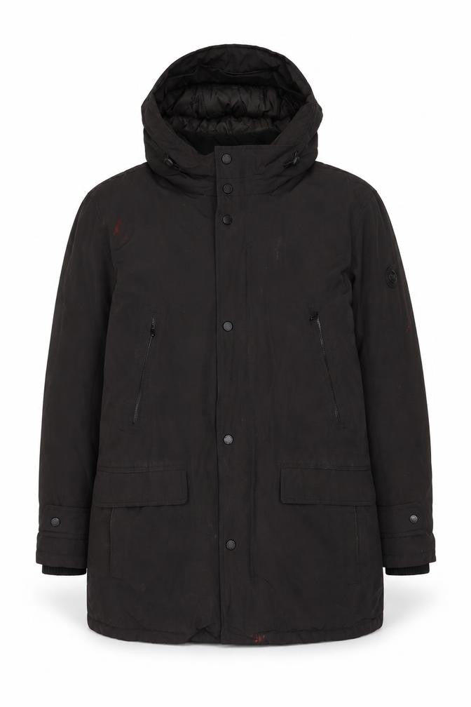 Mens UK Size L Michael Kors Black Parka Coat