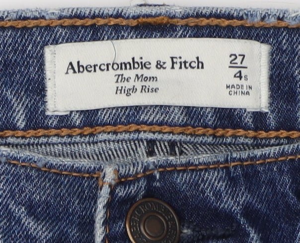 Abercrombie & Fitch Women's Blue Mom Jeans Size 4