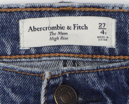 Abercrombie & Fitch Women's Blue Mom Jeans Size 4