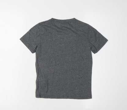 Abercrombie Kids Boys Grey Graphic T-Shirt 5-6 Years Casual