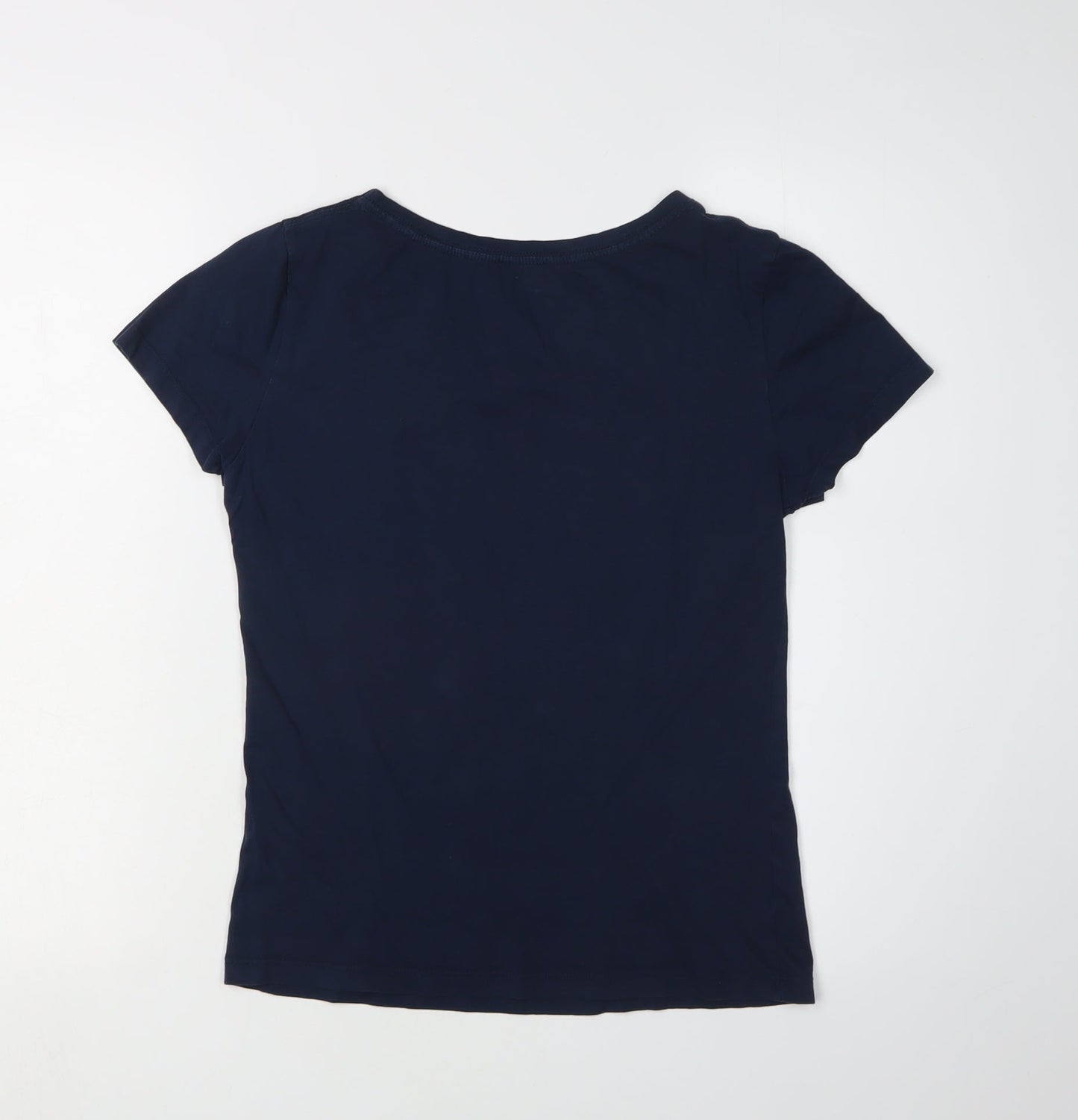 Womens UK Size XS ROXY Blue Basic T-Shirt