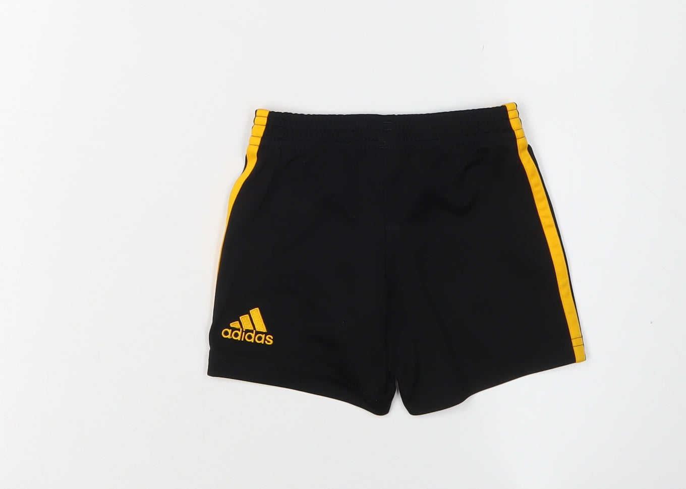 Adidas Unisex Toddler Black Track Shorts 18-24 Months