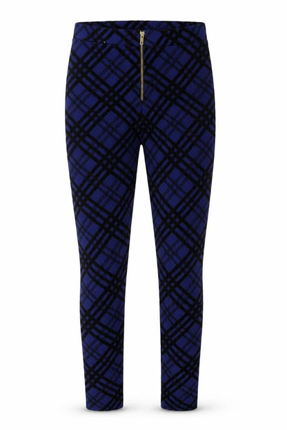 Rock & Rags Firetrap Women's Blue Check Leggings XS