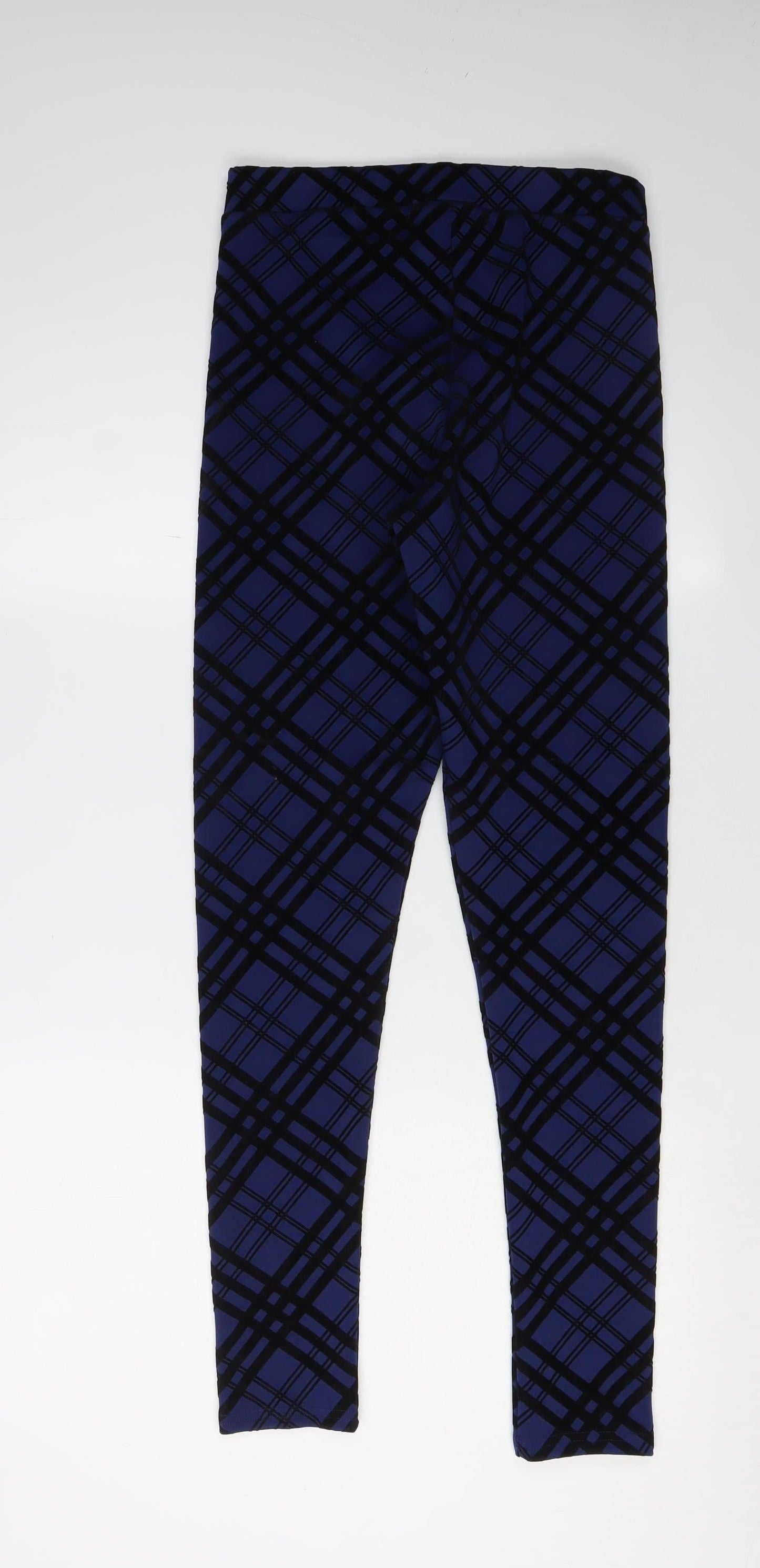 Rock & Rags Firetrap Women's Blue Check Leggings XS