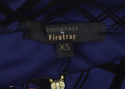 Rock & Rags Firetrap Women's Blue Check Leggings XS