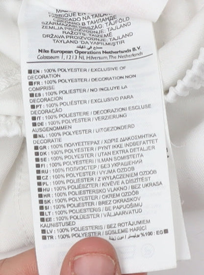 Nike Unisex Baby White Shorts 18-24 Months