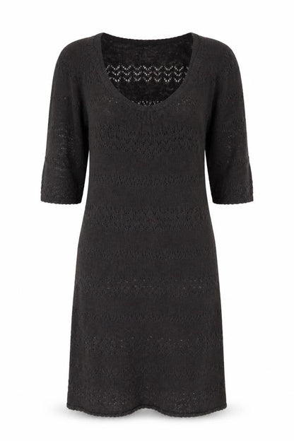 White Stuff Women's Black Knit Dress Size 10