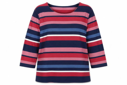Womens UK Size 16 Honor Millburn Multicoloured Basic T-Shirt