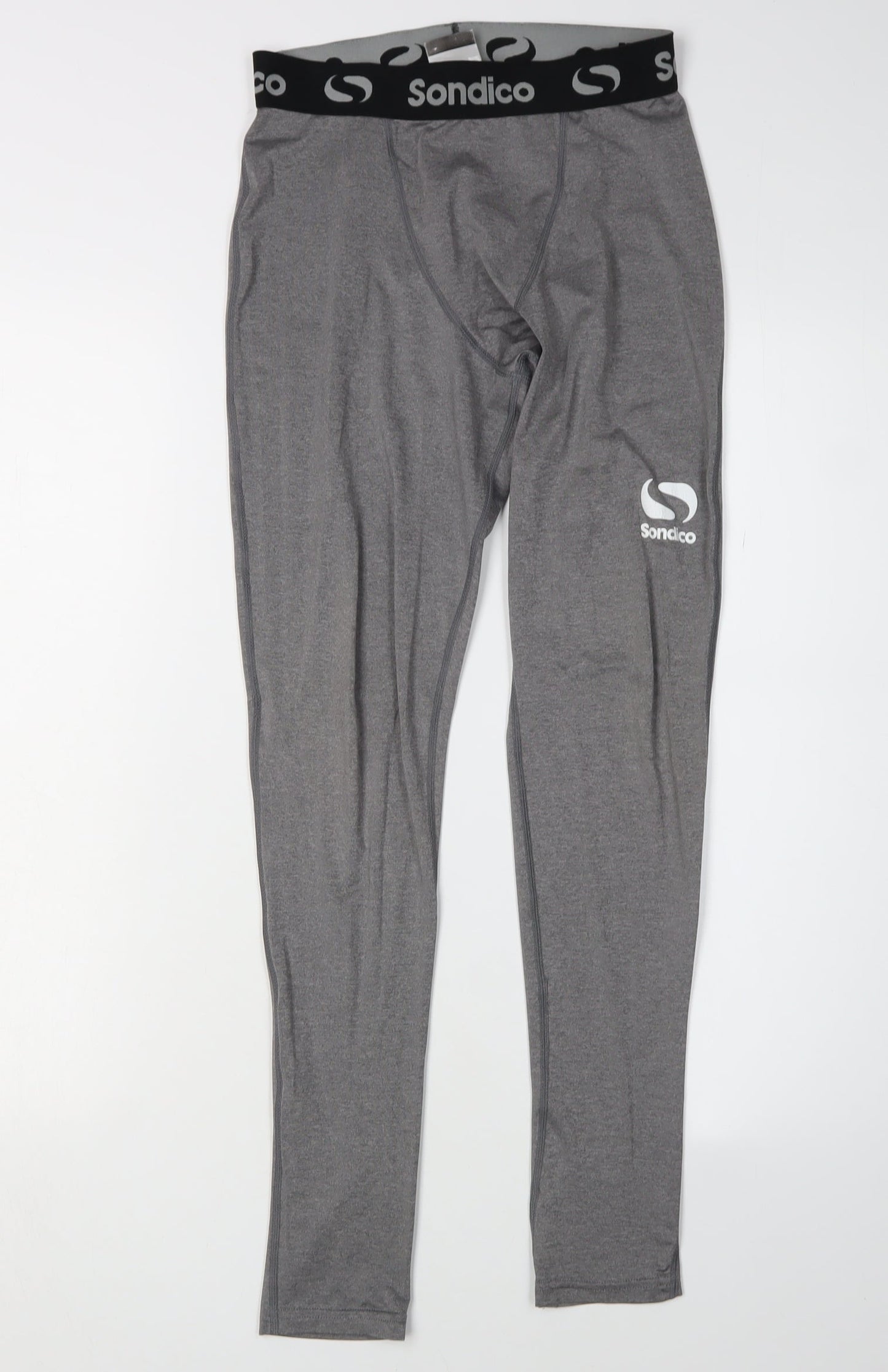 Sondico Men's Grey Compression Leggings M
