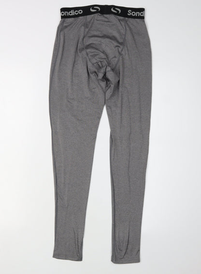Sondico Men's Grey Compression Leggings M