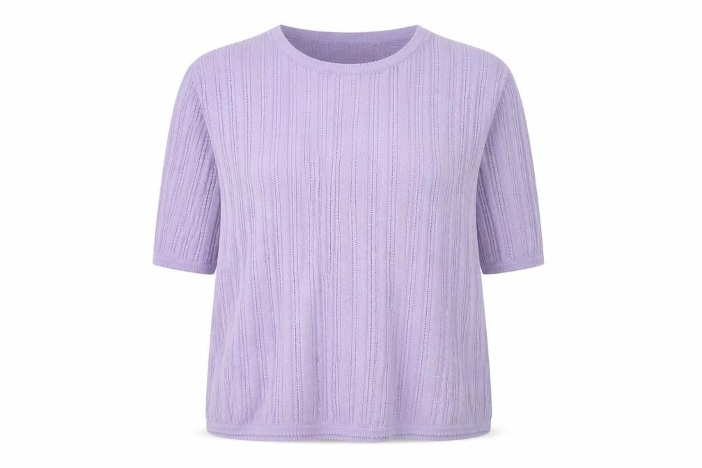 Womens UK Size M Viyella Purple Pullover Jumper