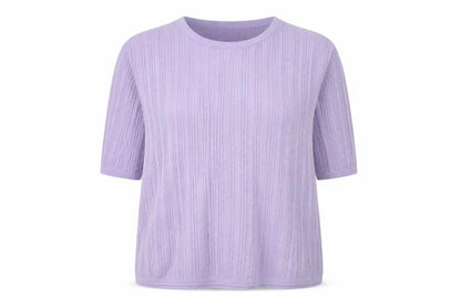Womens UK Size M Viyella Purple Pullover Jumper