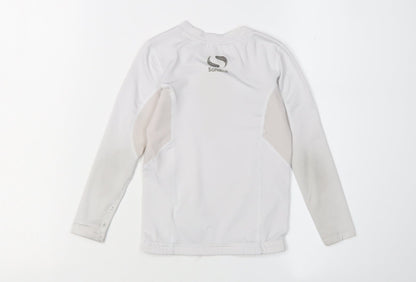Sondico Boys White Football Jersey, 3-4 Years, Long Sleeve