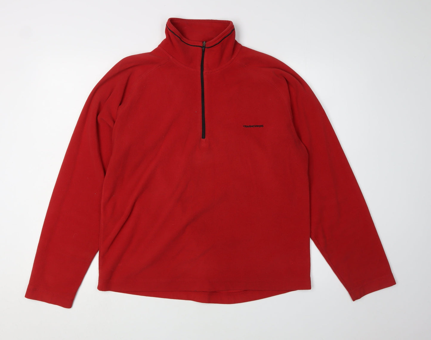 Mens UK Size S Craghoppers Red 1/2 Zip Sweatshirt