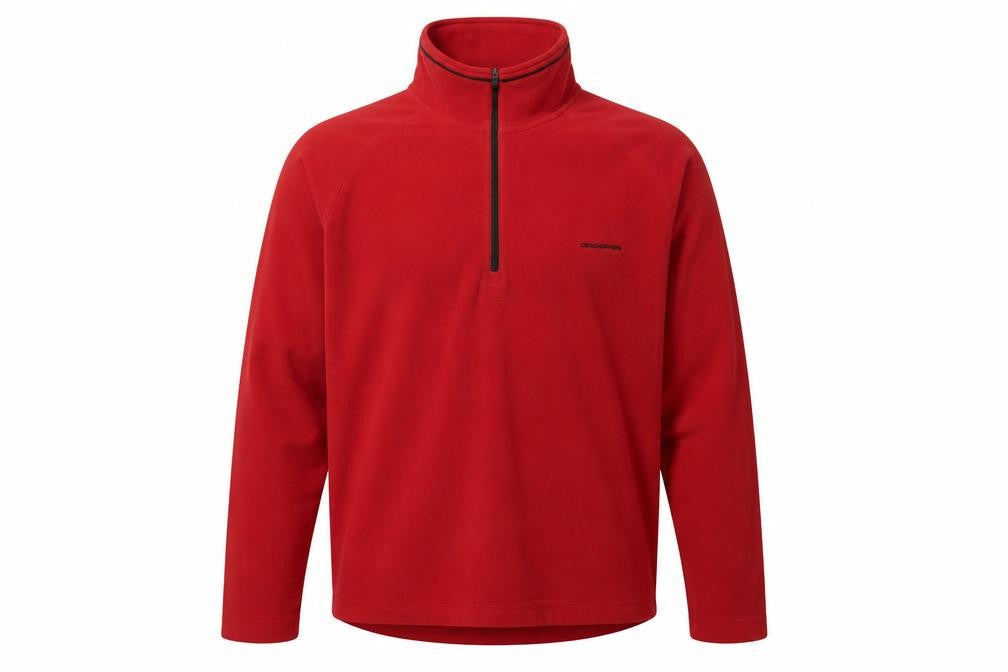 Mens UK Size S Craghoppers Red 1/2 Zip Sweatshirt