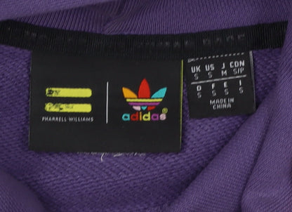 Mens UK Size S adidas Purple Pullover Hoodie
